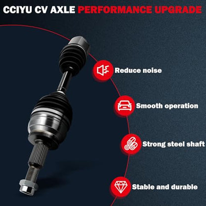 CCIYU Front CV Axle Shaft Assembly for Dodge for Ram 1500 2006-2010 for Ram | for 1500 2011 663404 Front Left Right (1 Pack) - size: 16-1794