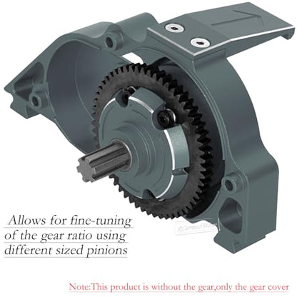 RC Alloy Center Transmission Box Upgrades Part for 1/101/10 Kraton/Outcast 4S V2,Senton/Vorteks 223S V4,1/8 Mojave 4S BLX,Typhon 223S V4,Aluminium Center Gear Box Hops Up,Titanium
