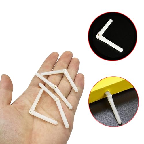 10PCS RC Airplane Plastic Pin Hinge for RC Plane Helicopter Aircraft DIY Model Plane Fix Wing Parts (2.5x48mm/4.5x67mm) - style: 2.5x48mm/4.5x67mm