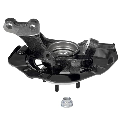 Detroit Axle - 4pc Steering Knuckles Kit for 07-11 Toyota Camry, 07-12 | Lexus ES350, 2 Front Steering Knuckles & Wheel Bearing Hubs 2 Rear Wheel Bearing Hubs 2007 2008 2009 2010 2011 Replacement - size: 4UW50555/Kit