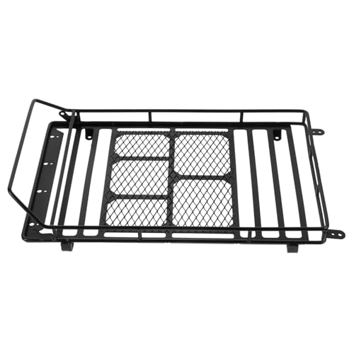 Rc Crawler Luggage Rack Car Roof Storage Bracket Simulation Climbing Car Accessory Holder - size: 22.8X14.1cm