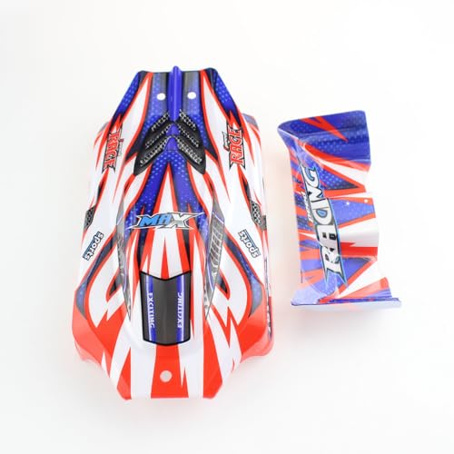 Plastic RC Car Shell Cover Replacement RC Parts for WLtoys 124008 1/12 4WD RC Car - color: Car Shell