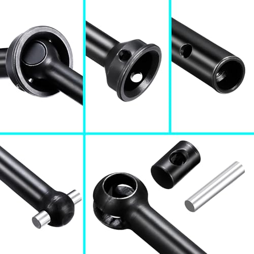 RCLIONS Spring Steel Front Drive Shaft CVD Dogbone Joint for 1/8 ARRMA KRATON 6S V6 V4 V5 BLX 4WD Speed Monster Car