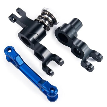 RC Car Toys for X-Maxx 1/5 Aluminum Alloy Steering Assembly Bellcranks Support Servo Saver for Spring RC Car Monster Truck Upgrade Parts