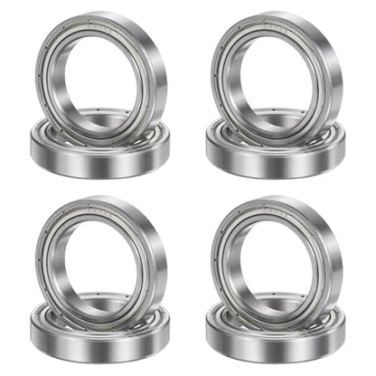 uxcell 8Pcs 6805ZZ 25mmx37mmx7mm Deep Groove Ball Bearings, Double Metal Shielded Bearing Steel ABEC5 High Performance for Industrial Machinery Precision Transmission, Silver - size: 6805ZZ 25mmx37mmx7mm