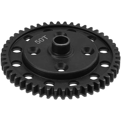 Steel 50T Spur Gear Main Transmission Gear Compatible with Arrma 1/8 Kraton Talion Senton Outcast Notorious 1/7 Infraction Limitless RC Car