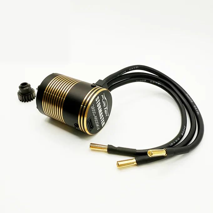 Furitek STORMASTER 4600KV 3650 Sensored Brushless Motor 5mm Shaft Used for 1/16 to 1/10 RC Bashers - Remote Control Car, RC Car 1/10 & 1/16 Scale Upgrade Electronics - style: Motor