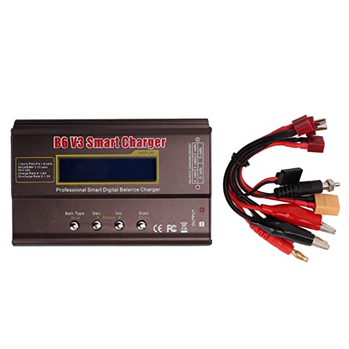 Multifunction 80W Maximum Wide Compatibility B6 V3 Balance for Lipo Battery ChargerB6 V3 Charger Balance Charger80W Digital DischargerB6 V3 Balance ChargerB6 V3 Charger Delivers