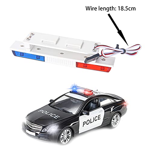 ShareGoo RC Car LED Roof Light Bar Decorative Light Compatible with Traxxas HSP HPI Tamiya 4WD Axial Arrma 1/10 1/8 Scale RC Rally Cars Truck
