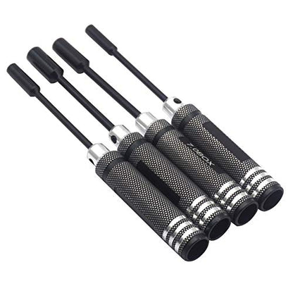 500Pcs Universal RC Screws Kit Repair Tool M3 M4 Screw E Buckle & 4Pcs Hex Nut Key Socket Screw Driver Compatible with HSP Axial SCX10 Traxxas Arrma Losi 1/8 1/10 1/12 RC Cars Trucks Crawler