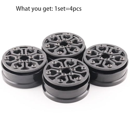 1.9" Aluminum Beadlock Wheel Rims 4PCS Carbon Fiber for 1/10 RC Crawler TRX4 Axial Capra SCX10 VS4-10 Gen8 Upgraded Carbon Fiber 1.9 Beadlock Wheel Rims - style: TXW-LG-F