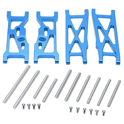 RC Aluminum Front and Rear Suspension Arms for LOSI 22S SCT 1/10 RC Short Course Truck Upgrade Parts(Blue) - color: Blue