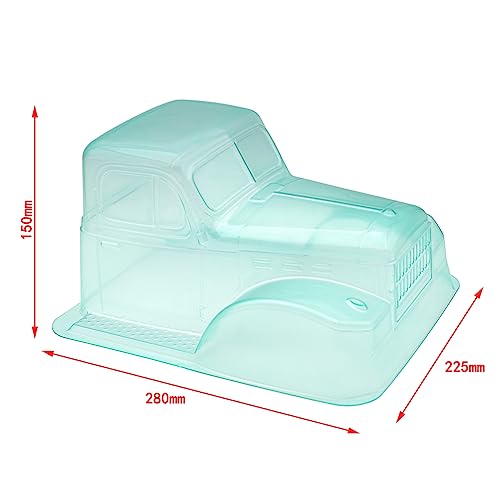HUIOP Truck Cab, Unpainted Body Shell Cover 1/10 Truck Cab PC Clear Body Replacement for 313 Wheelbase 90046 90047 Modification Crawler Accessory Spare Parts Upgrade - size: C