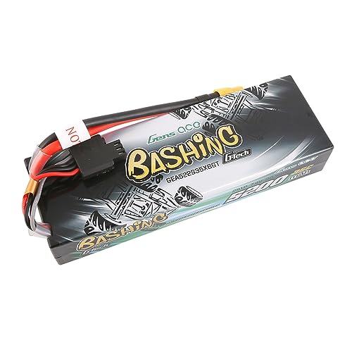 Gens ace G-Tech Bashing 5200mAh 7.4V 35C 2S Lipo Battery Hardcase 24# with XT60 Plug
