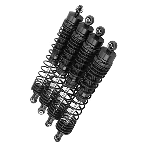 RiToEasysports Aluminum Alloy RC Shock Absorber Set for LOSI 1/8 LMT Axle RC Cars, 5.3 Inch Length, 4 Pieces