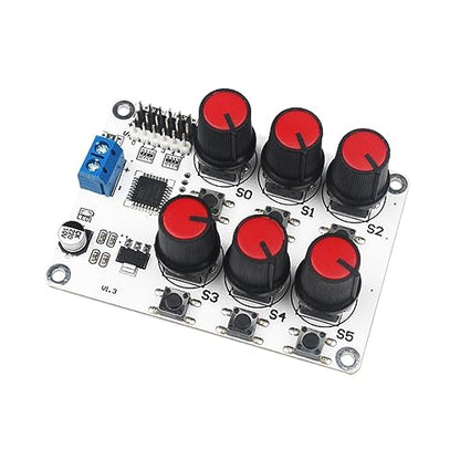 RC Digital Servo Tester 6 Channels Motor Servo Controller Centering Tool with Over-Current Protection & 2 Control Modes for RC Car Airplane Robots Tester Tool - color: Servo Tester 6ch