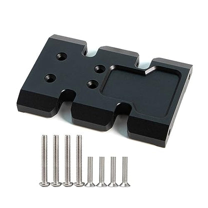 AMK Aluminum Alloy SCX10 II Transmission Plate 1/10 Scale RC Crawler Gearbox Plate for Axial SCX10 I II Element Enduro Accessories (Transmission Plate) - color: Transmission Plate
