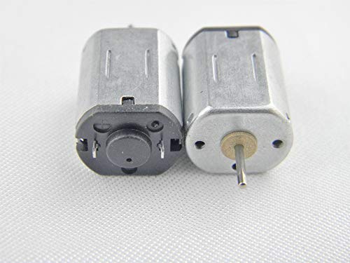of Small DC Motor DC 3.7V Speed 23500r/min Mini for dc Gear Motor DIY Toy Mini USB Fan Science Experiment Appliance with Shaft 2PCS - size: N20 DC Motor 3.7V 23500RPM 2PCS