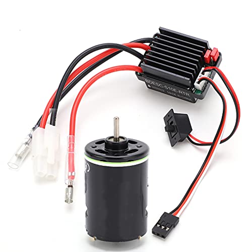 Generic 540 Brushed Motor 320A ESC Combo Set High Low Noise for RC Crawler Drift Cars Durable Long Life (20T) - size: 20T
