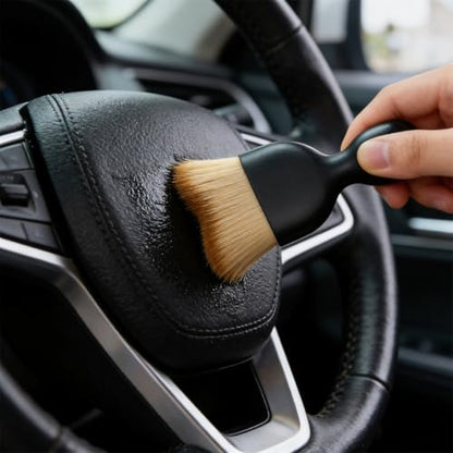 3PCS Car Detailing Brush Kit, Soft Vehicle Interior Detail Dusting Cleaning Brushes Set, Automotive Interior Dash Duster Cleaner Tool Kit, Universal for Most Vehicles - size: 3 PCS-Air Vent