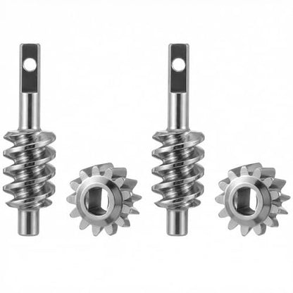 2 Set 2/13T Axle Worm Gear for 1/30 Axial SCX30, Stainless Steel Overdrive Gear Parts for Upgrades RC Crawler Performance