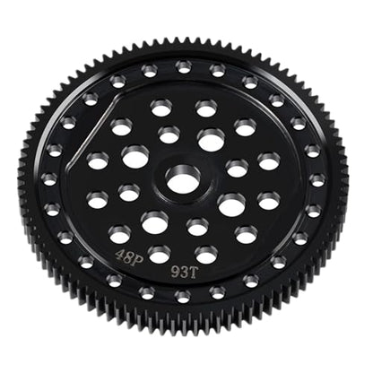 Steel 48P 93T Spur Gear for ECX 2WD Ruckus Axe Brutus Circuit AMP | MT AMP DB AMP Crush K&N Torment Horizon 1/10 RC Car Upgrades Part - size: 93T