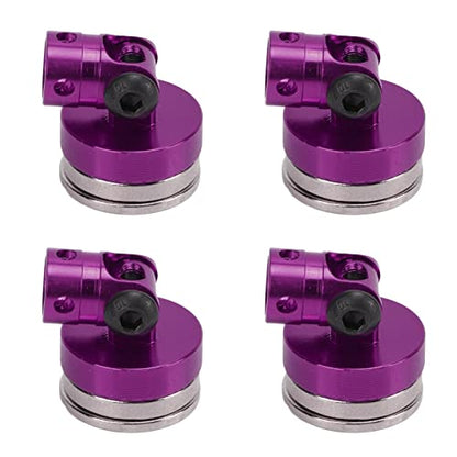 CHICIRIS RC Car Body Post Mount Set, Lightweight Aluminum Support Column for 1/8 1/10 Remote Control Vehicle (#1) (#2) - color: Purple