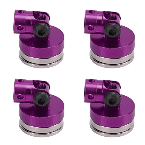 CHICIRIS RC Car Body Post Mount Set, Lightweight Aluminum Support Column for 1/8 1/10 Remote Control Vehicle (1) (2 - color: Purple