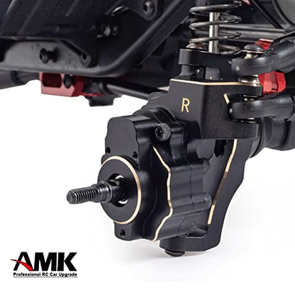 Brass Steering Knuckle Portal Cover Steering Carrier Brass Counter Weight Axle Housing for 1/10 RC Crawler Car TRX4 TRX6 Upgrade Parts - color: C