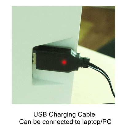 Fielect 1pcs JST-2P USB Charger Cable 4.8v 250MA Output Ni-Cd Ni-Mh Battery Pack for RC Excavator RC Cars - color: 1pcs