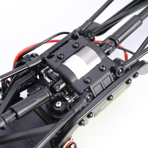 Metal Transmission Gearbox with Bracket for FMS FCX24 1/24 Power Wagon FCX18 Land Cruiser LC80 K5 Blazer RC Crawler Upgrade Part (Pink for FCX18) - color: Pink for Fcx18