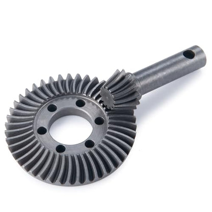 Diff Ring&Pinion Gear 43/12T 1.0M for Axial SCX6 JLU JeepTrail | Honcho AXI05000 AXI05001 1/6 RC Crawler Upgrade Parts Steel Front or Rear Spiral Cut Differential Gears - size: 43T/12/1.0 Mod