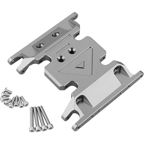 1pc Metal Aluminum Alloy Transmission Holder Skid Plate for 1/10 RC Crawler Axial SCX10 II 90046 AXI90075 Upgrade Parts