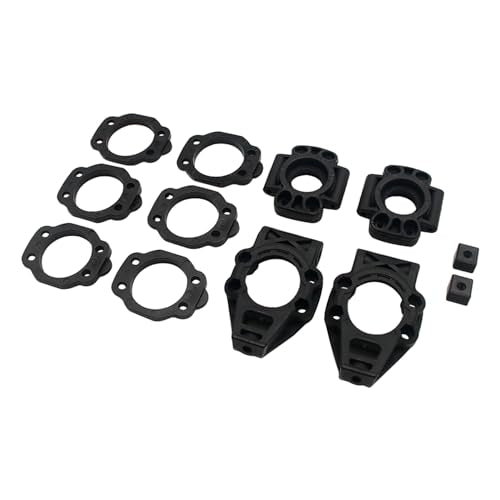 Nylon Rear Hub Carrier Kit Black for 1/5 HPI ROVAN Baja KM 5T 5B 5SC ROFUN BAHA RC CAR Toys Parts