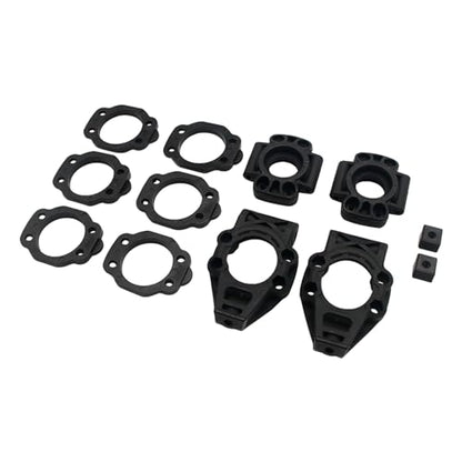 Nylon Rear Hub Carrier Kit Black for 1/5 HPI ROVAN Baja KM 5T 5B 5SC ROFUN BAHA RC CAR Toys Parts