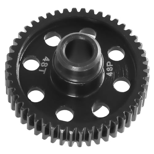 Spur Gear 48T 55T 62T 70T 48P Hardened Steel Gears for Traxxas 1/10 Ford Bronco 4-Tec 2.0/4-TEC 3.0 Upgrade Parts (48T) - size: 48T