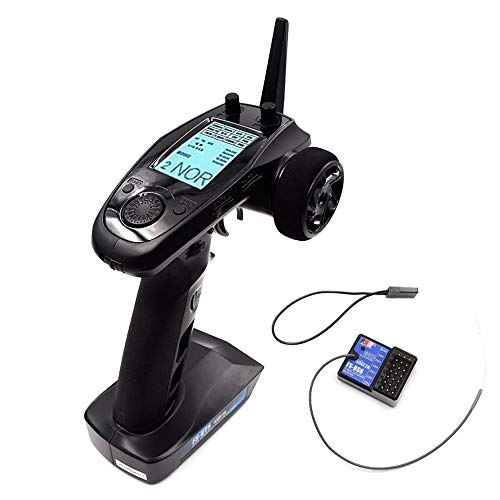 Goolsky Flysky FS-GT5 2.4G 6CH Transmitter Remote Controller with FS-BS6 Receiver for RC Car Crawler Boat