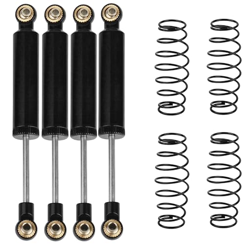 Shock Absorber Damper Internal Spring Built-in Spring For 1/10 RC Crawler Axial SCX10 I II III RBX10 Wraith TRX4 MST Redcat (black, 100mm) - color: black, size: 100mm