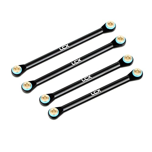 LCX Racing 1/18th RC Crawler Car Aluminum Steering Link Set Upper Link Set for Axial Capra UTB18 Unlimited Trail Buggy, Upgrades Parts Accessories (Upper Link Set)