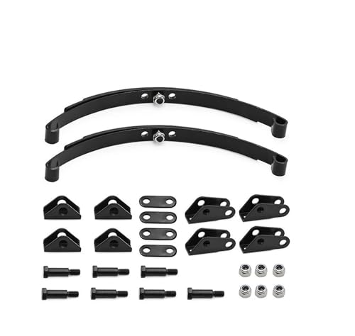 RC Cars Spare Parts For Tamiya 1/14 Front Rear Suspension Steel For Leaf For Spring Lifting Lug Set RC Tractor Trailer Truck Model Car Upgrade Parts(Rear)