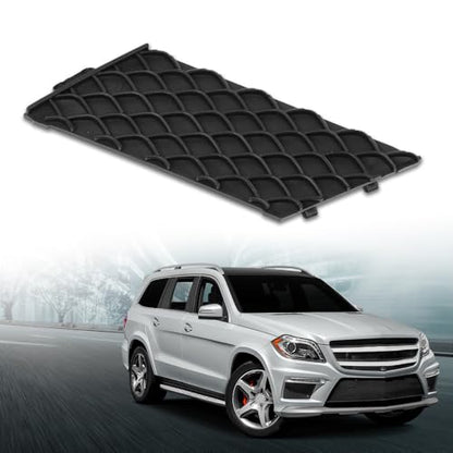 LQI Front Bumper Tow Eye Cap Tow Hook Cover | Fit 2013-2016 Benz X166 GL-Class GL350/450/550/ Not Fit Model with Standard 166-885-51-22, A1668855122, 1668855122 - size: Front | Fit Benz X166 GL-Class 2013-2016