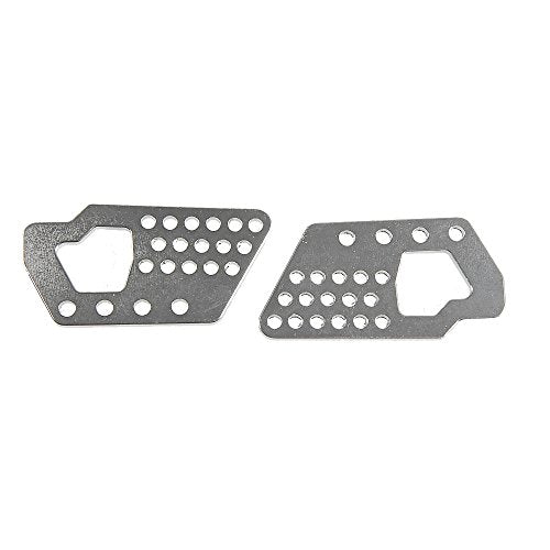 Que-T Aluminum Front and Rear Dual Damper Shock Mount for 1/10 Axial Wraith RC Truck (Silver)