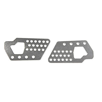 Que-T Aluminum Front and Rear Dual Damper Shock Mount for 1/10 Axial Wraith RC Truck (Silver)