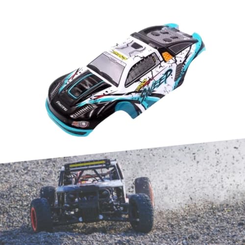 RC Body Shell 1/16 RC Car Body Shell Cover Upgrade Part RC Car Replace Parts Painted Body Shell DIY Accessory Lightweight Suitable for 16101 16102, Green - color: Green