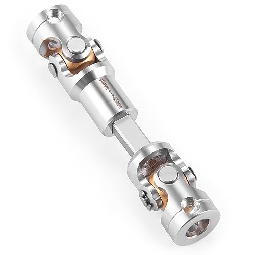 RC-Hub 1Pcs RC Driveshafts Metal Drive Shaft 45-50/47-57/55-67/60-80mm for 1:14 Tamiya Trailer Tractor Truck RC Crawler Car (40mm-45mm) - size: 40mm-45mm