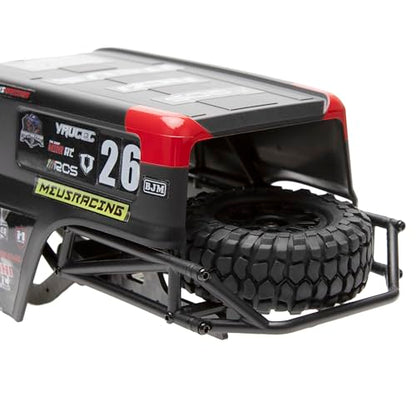 MEUS RACING MB24 SCX24 Body 5.2in 132MM Body Shell ABS+Nylon Carbon Fiber Chassis for 1/24 Axial SCX24 Bronco JLU B-17 C10 Toy Vehicles and Accessories (Red) - color: Red