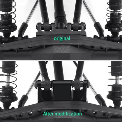 RCHUBAM RC Link Riser Mount for 1/18 Axial UTB18 Capra Upgrade Parts | Aluminum Upper Link Riser,RC Crawler Suspension Upgrade Accessories