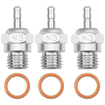 RC Pull Starter R020 & RC Glow Plug #3 N3 Medium Hot Spark Nitro Engine Parts 70117