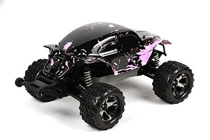 SummitLink Compatible Custom Body Muddy Pink Over Black Replacement for 1/10 Scale RC Car or Truck (Truck not Included) STB-BP-01