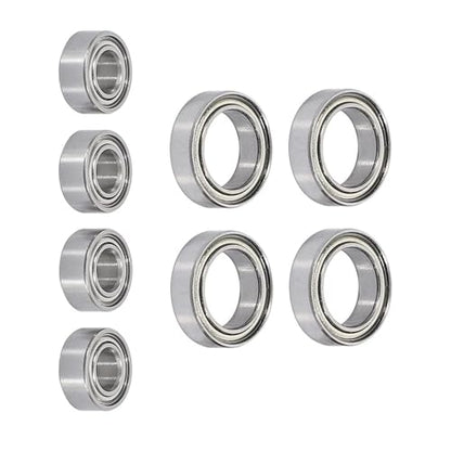Double Rubber Seal for SG1603 SG1604 for UDIRC UD1601 UD1602 UD1603 UD1604 1/16 rc Car Spare Parts Accessories 8Pcs Ball Bearing Set